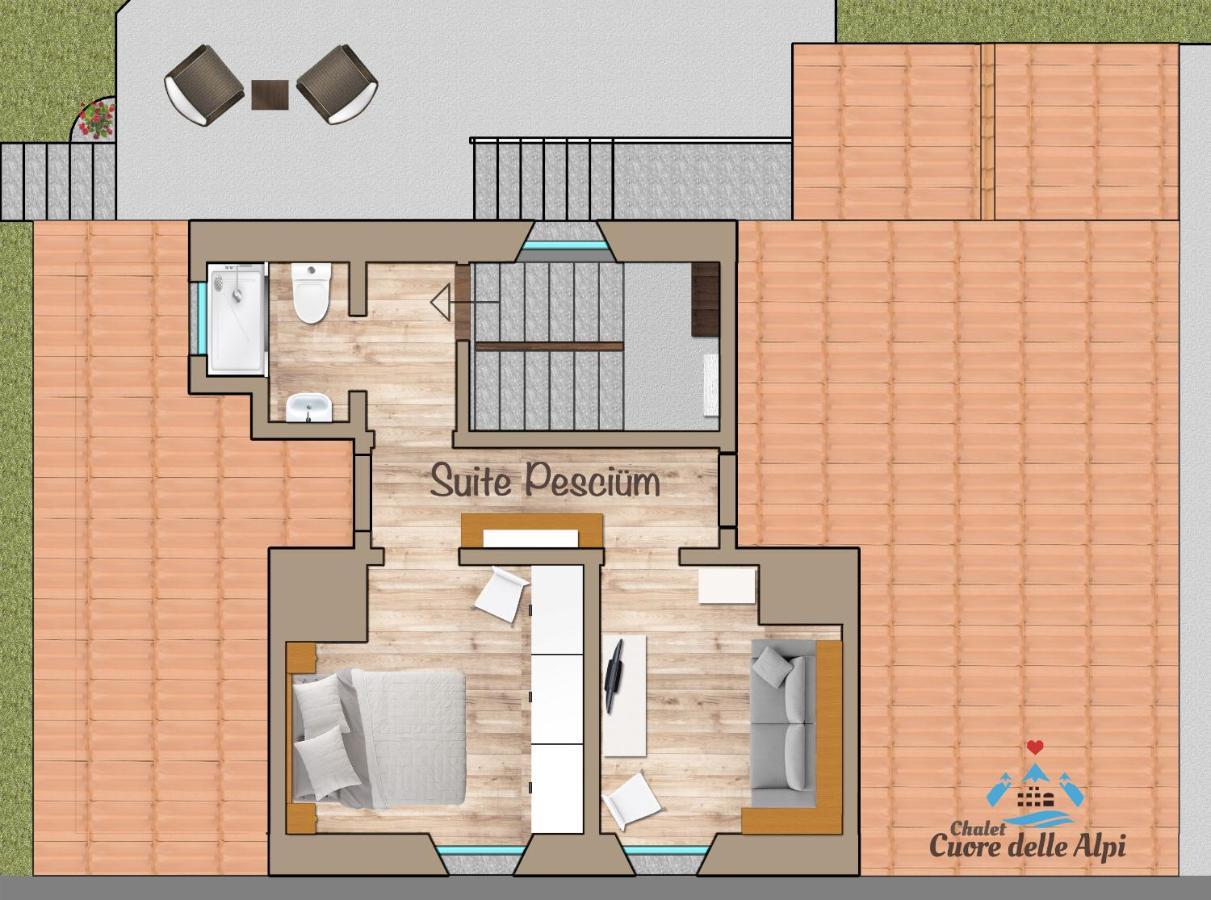 Chalet Cuore Delle Alpi Ероло Екстериор снимка