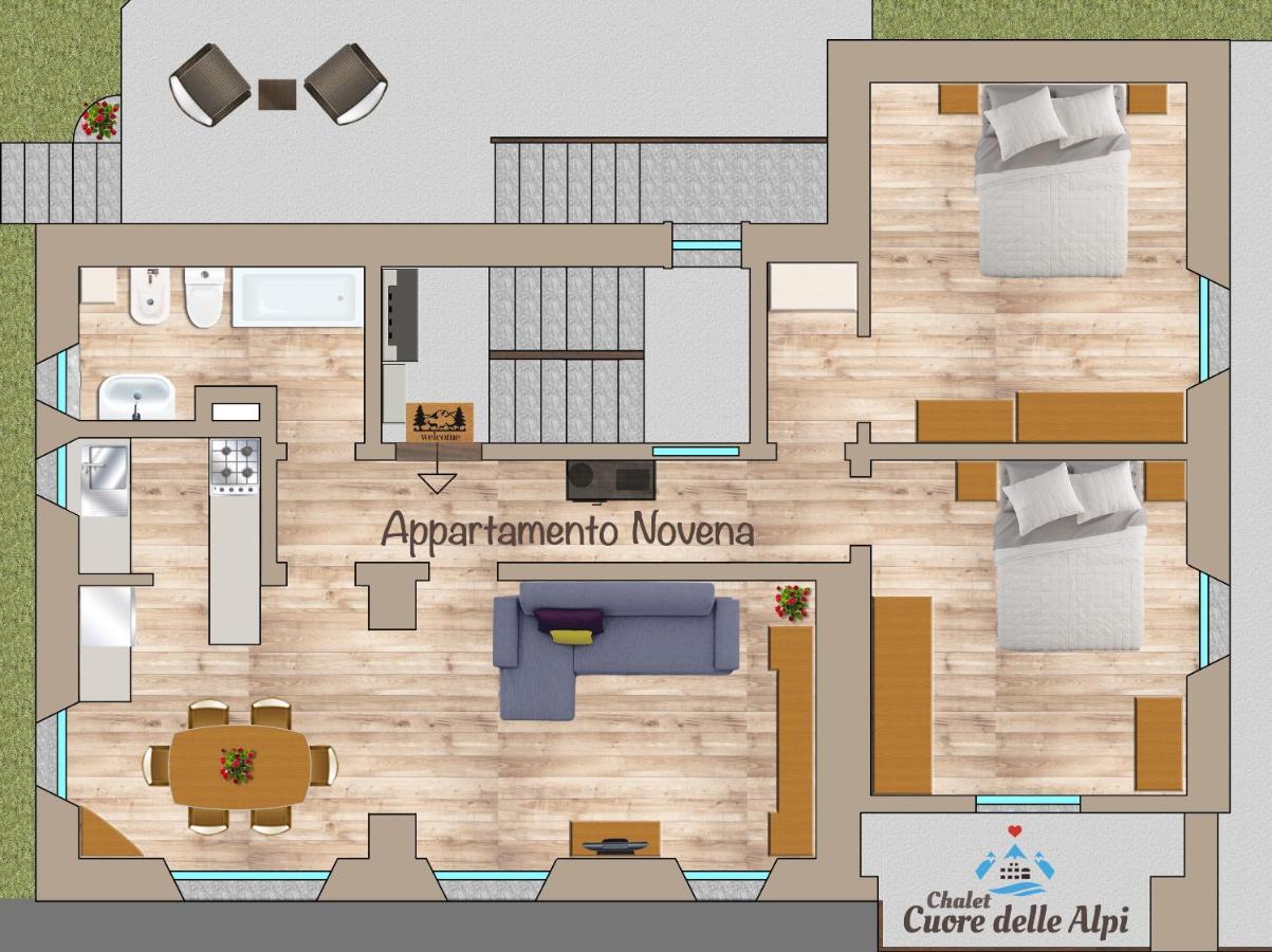 Chalet Cuore Delle Alpi Ероло Екстериор снимка